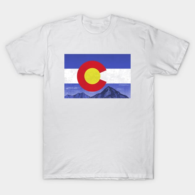 vintage colorado flag T-Shirt by inkzella